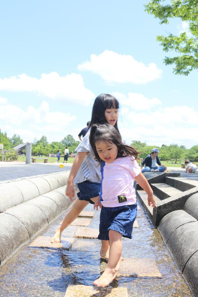 夏は水遊びも！-1