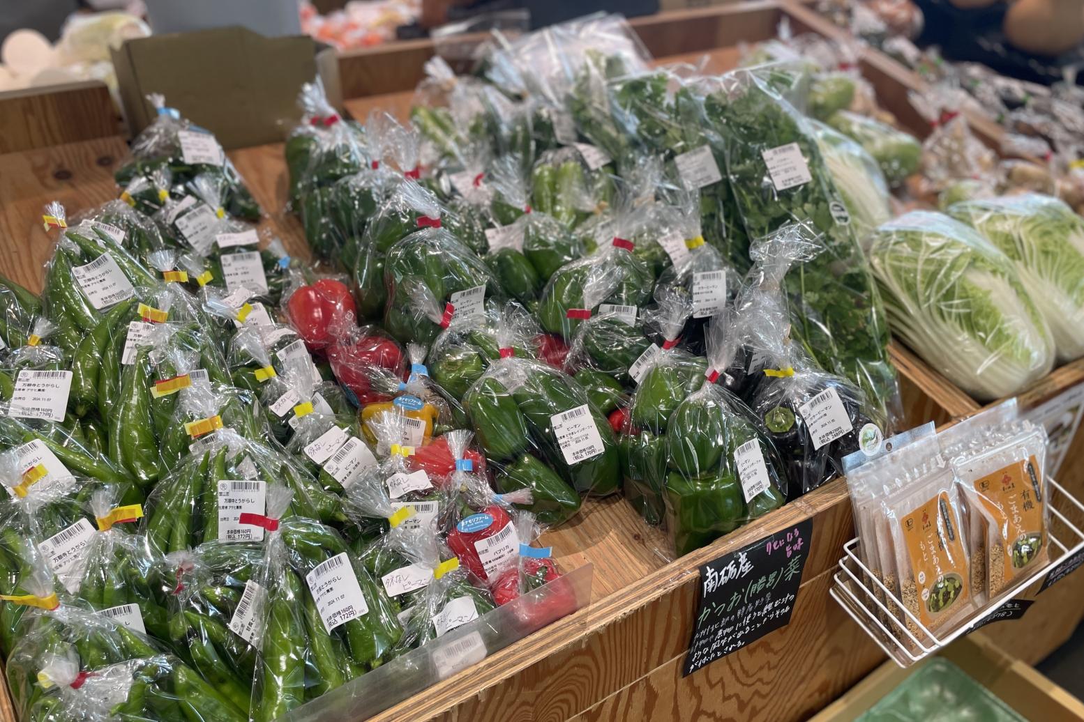 新鮮な、旬の野菜や果物もぜひ！-0