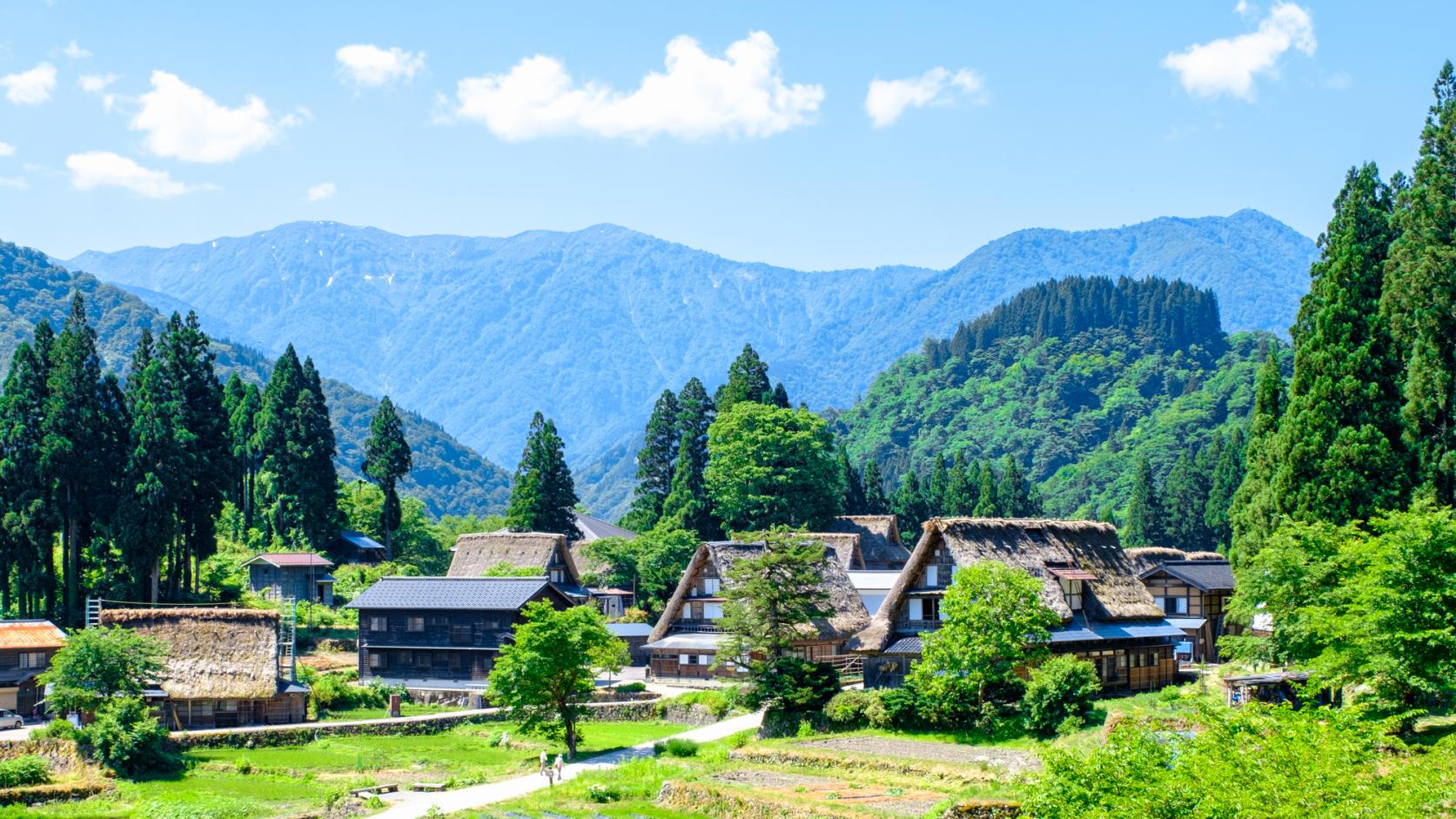 世界文化遺産　～なつかしき日本の原風景～五箇山合掌造り集落