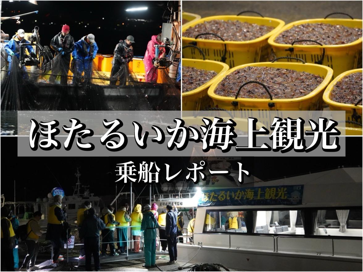 【Firsthand Report】 Watch the Ocean Transform into a Magical Planetarium with Namerikawa's 'Firefly Squid Ocean Sightseeing' Experience!-1